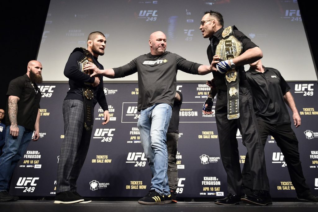 Khabib Nurmagomedov vs Tony Ferguson is set for UFC 249