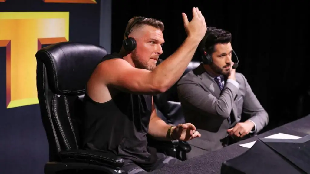Pat McAfee was doing commentary on this week's NXT