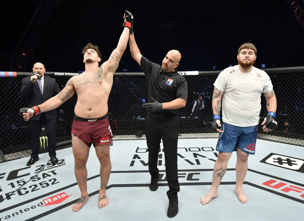 Tom ASpinall won his debut UFC fight