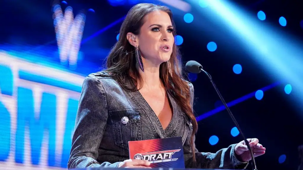Stephanie McMahon came out to start the 2020 WWE Draft
