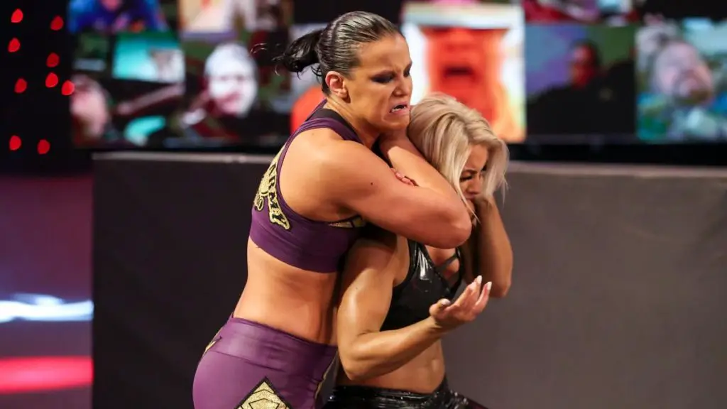 Mandy Rose was attacked by Shayna Baszler on Raw