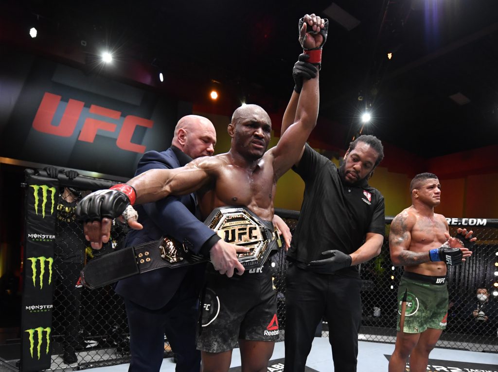 Kamaru Usman defeated Gilbert Burns at UFC 258