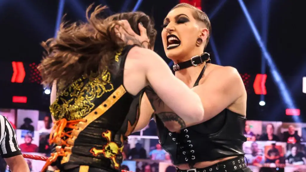 Nikki Cross made her in-ring WWE RAW return against Rhea Ripley in a beat-the-clock match.