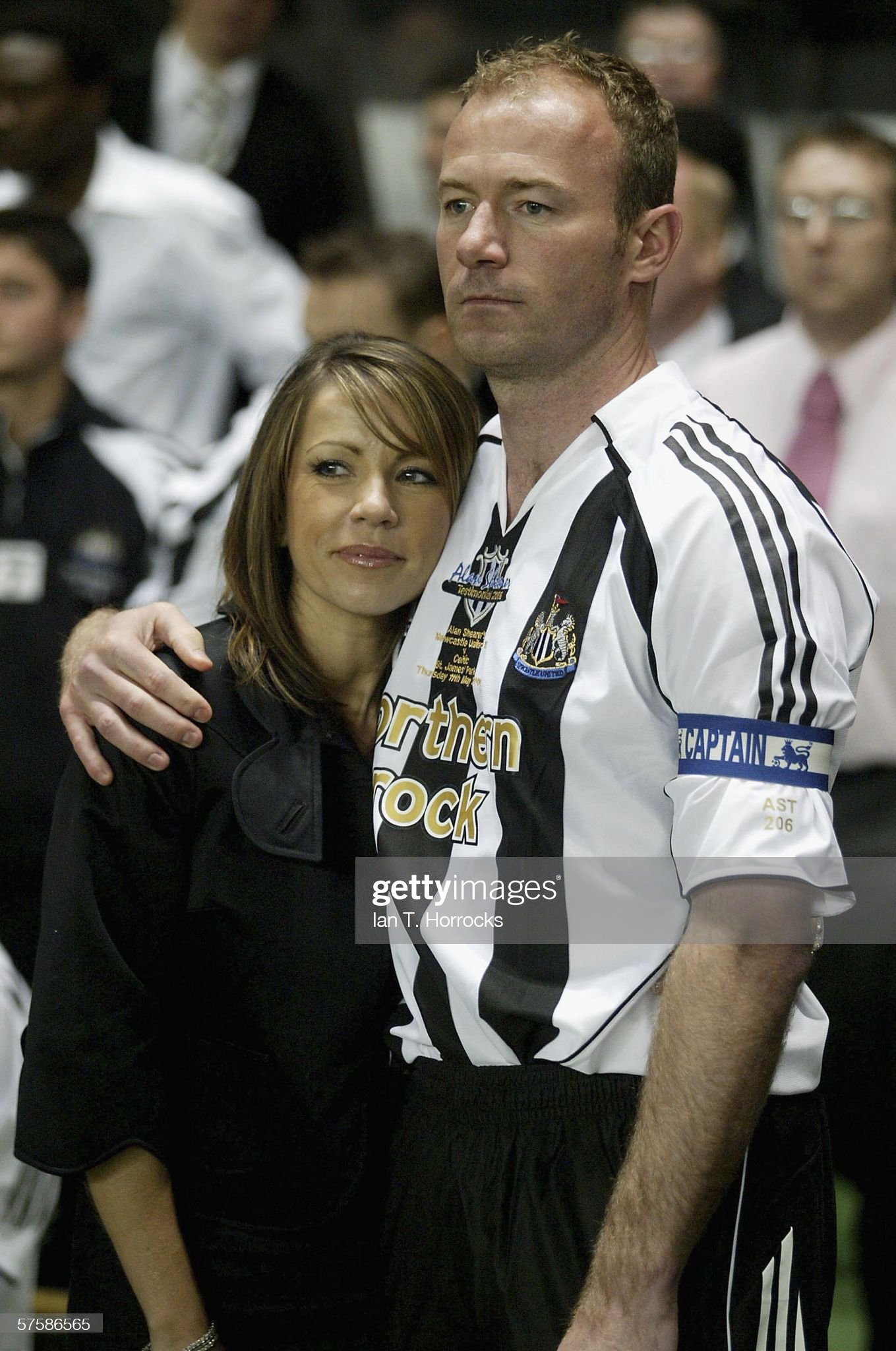 Lainya Shearer is Alan Shearer's longtime partner. (Credit: Getty Images)