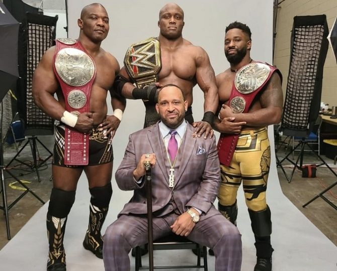 The Hurt Business - Shelton Benjamin, Bobby Lashley, Cedric Alexander and MVP