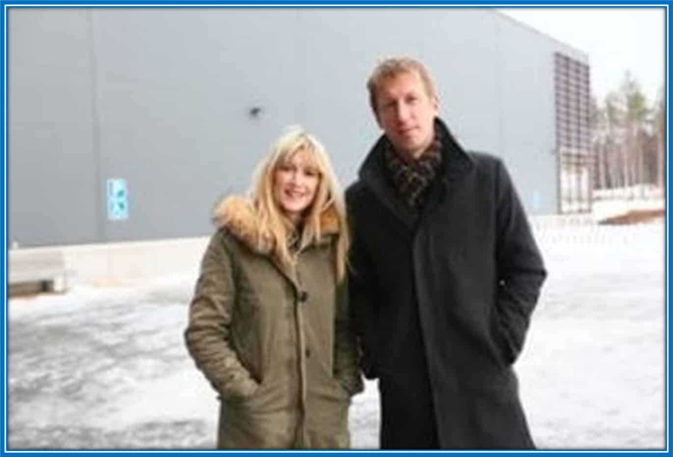 Graham Potter with wife Rachel. (Credit: Life Blogger)