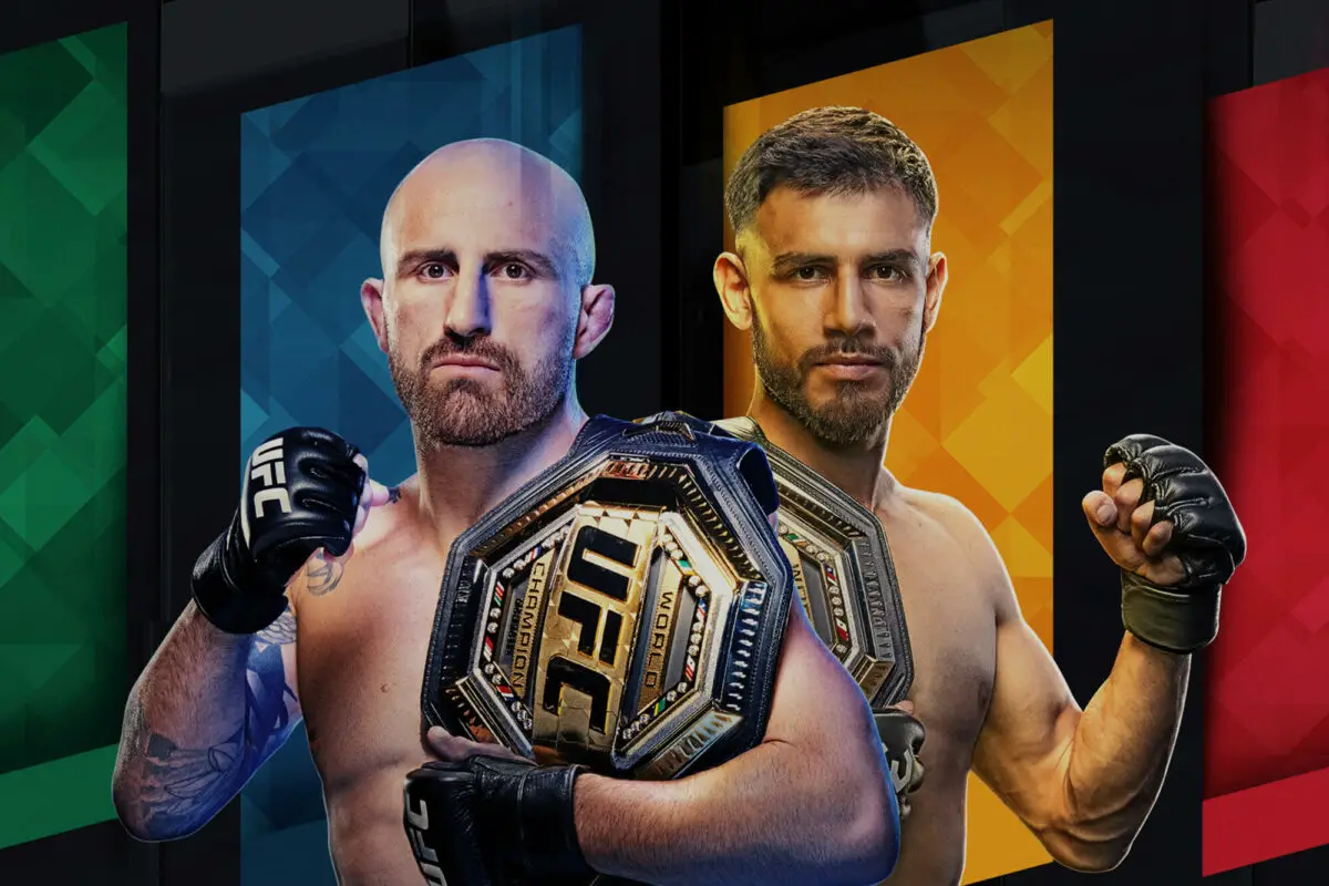 UFC 290: Alexander Volkanovski vs Yair Rodriguez poster
