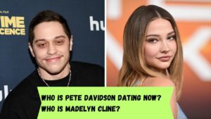 Pete Davidson and Madelyn Cline