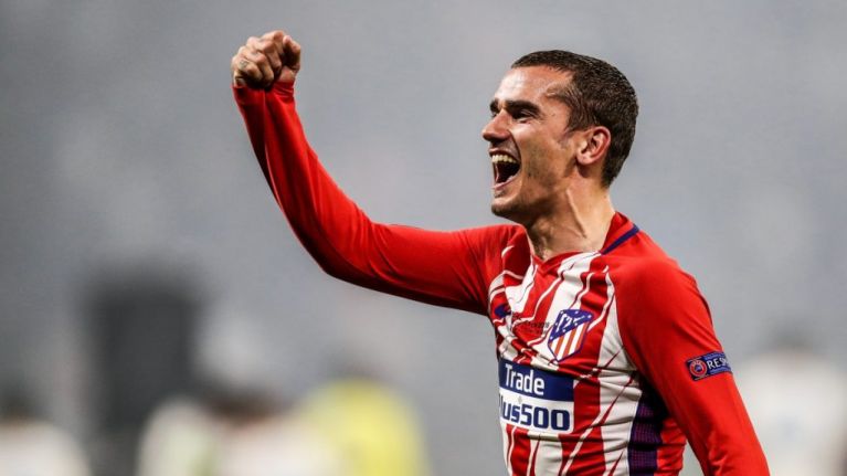 Antoine Griezmann during his time at Atletico Madrid