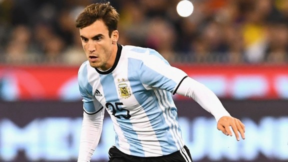 Nicolas Tagliafico in action for Argentina. (Getty Images)