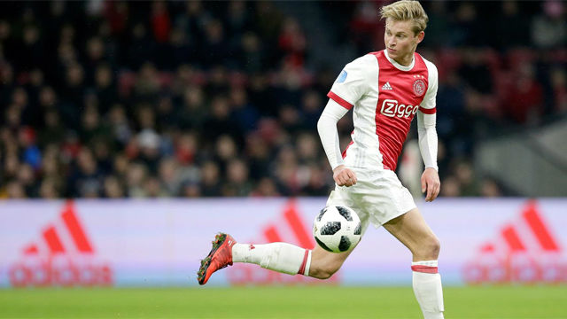 Frenkie de Jong arrived at Barcelona from Ajax last summer.