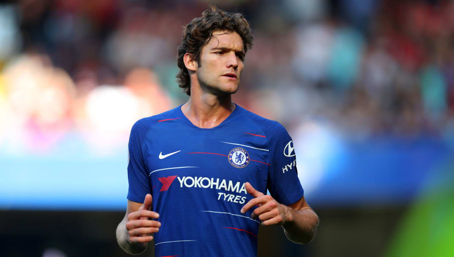 Chelsea left-back Marcos Alonso in action. (Getty Images)
