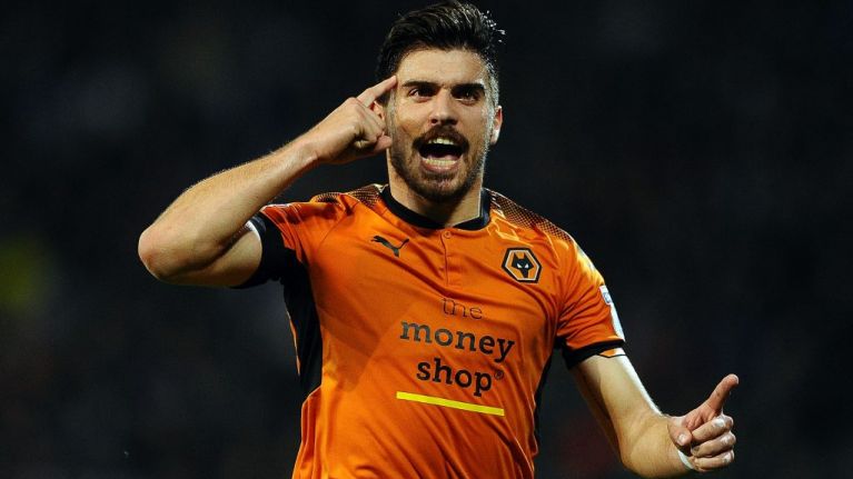 Ruben Neves celebrates after scoring a goal (Getty Images)