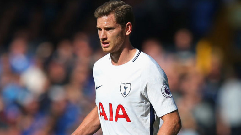Tottenham defender Jan Vertonghen in action. (Getty Images)