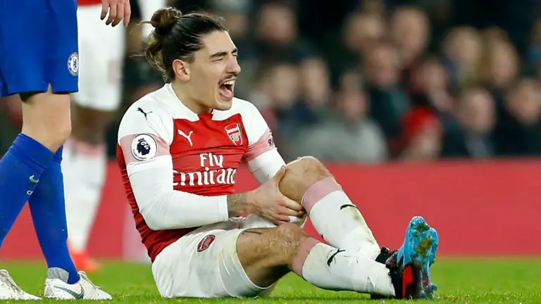 Arsenal right-back Hector Bellerin has not looked the same since his return from injury in January. 