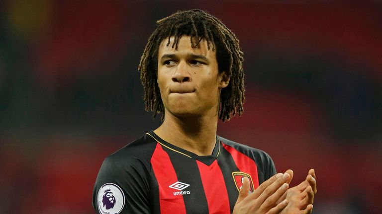 Nathan Ake applauds the Bournemouth fans. (Getty Images)