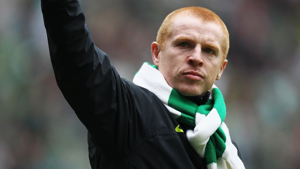 Celtic boss Neil Lennon during a Scottish Premiership match.