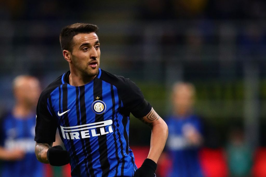 Inter Milan midfielder Matias Vecino in action. (Getty Images)