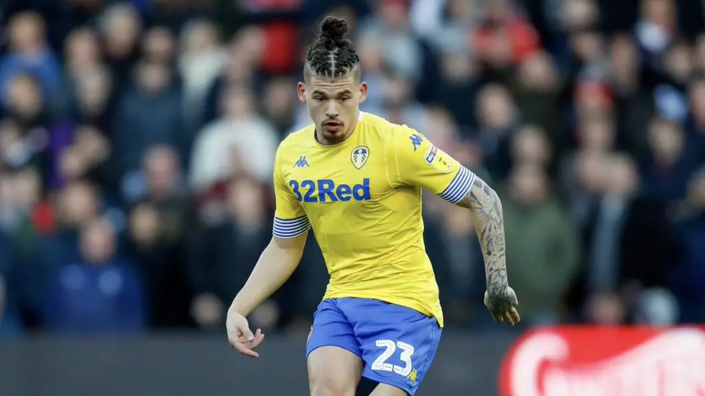 Newcastle target Kalvin Phillips in action for Leeds United