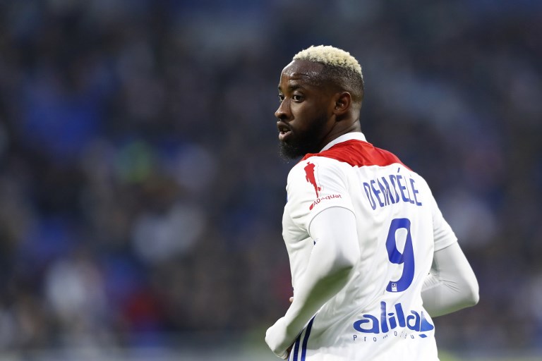 Lyon striker Moussa Dembele in action. (Getty Images)