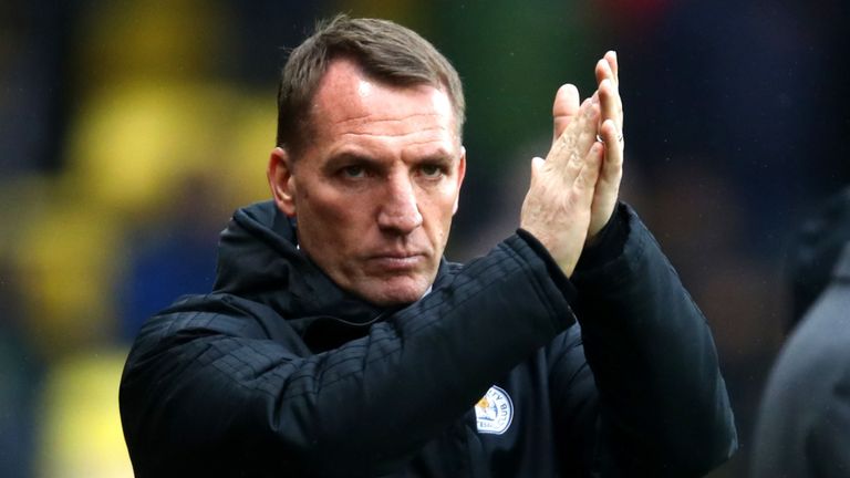 Why Leicester selling their 28-year-old out-of-favour star isn't a safe option - Rodgers must keep him 3 Leicester City manager Brendan Rodgers applauds the crowd after his side's victory.