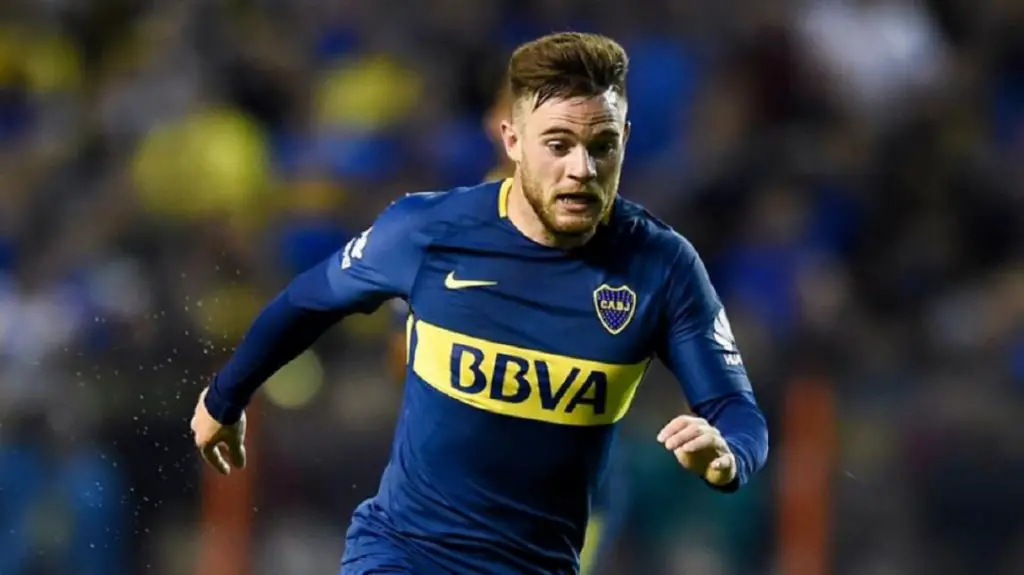 Nahitan Nandez during his time with Boca Juniors. (Getty Images)