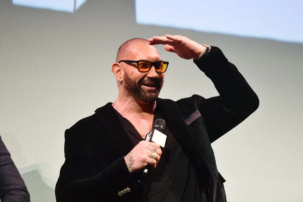 Batista is also an actor is known for his role as Drax in the Marvel Avengers franchise.