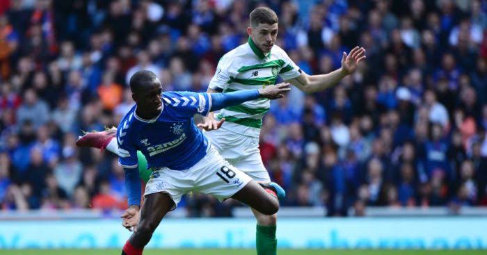 Rangers midfielder Glen Kamara in action against Celtic. (Getty Images)