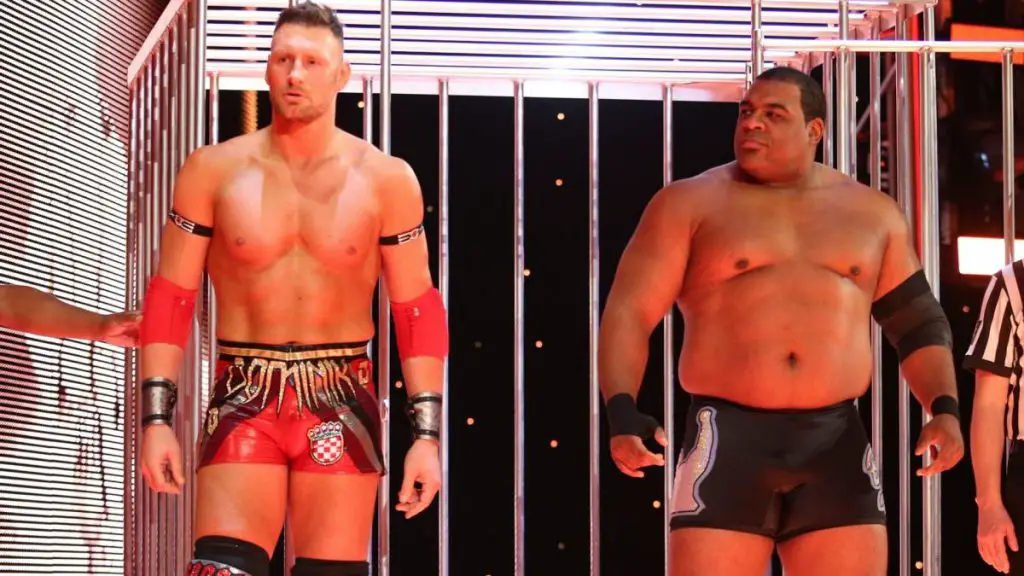 Dominik Dijakovic (L) and Keith Lee (R) did not have their February fight feature on the list of WWE Best matches of 2020.