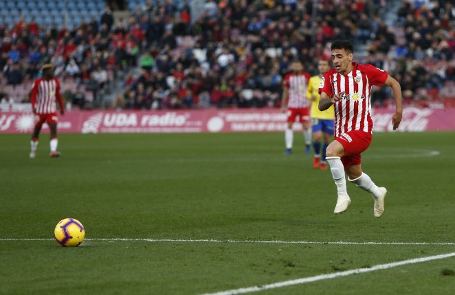 Almeria's Gaspar panadero has been linked with Cardiff City