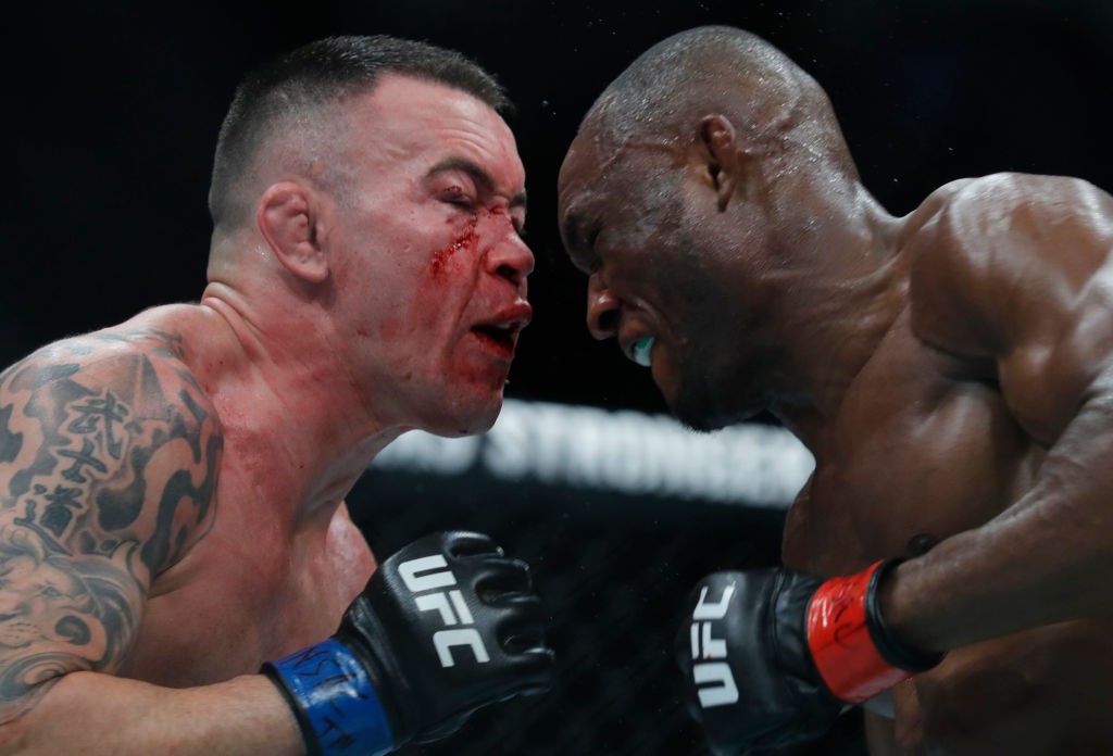 Kamaru Usman vs Colby Covington broken jaw