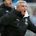 Newcastle United boss Steve Bruce reacts on the touchline (Getty Images)