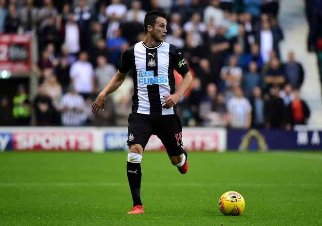 Newcastle United's Javier Manquillo has been linked with Crystal Palace and West Ham