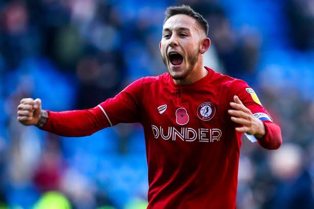 Bristol City midfielder Josh Brownhill has been linked with Burnley