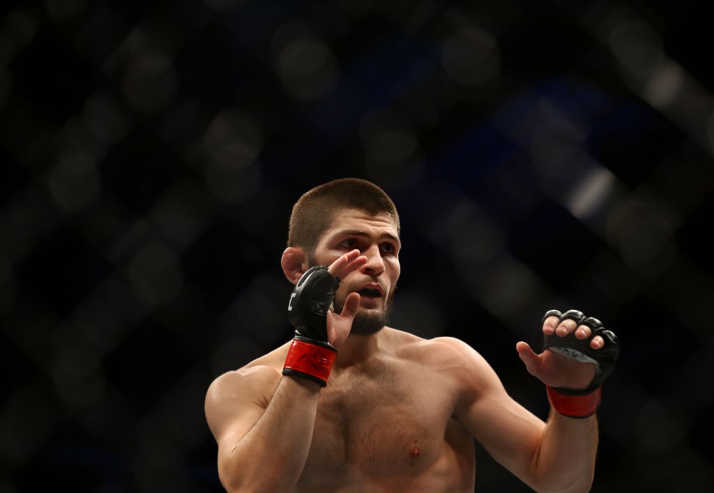 Khabib Nurmagomedov has 10 less title fight wins than Jon Jones. (GETTY Images)