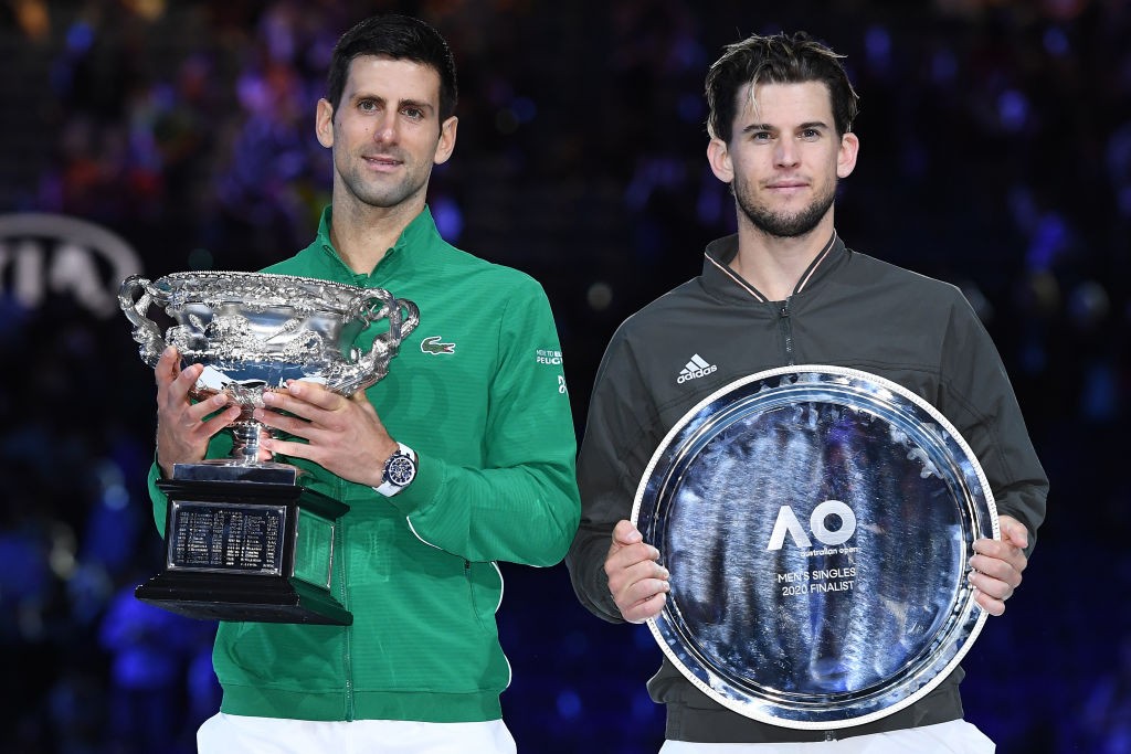 Novak Djokovic Dominic Thiem Australian Open