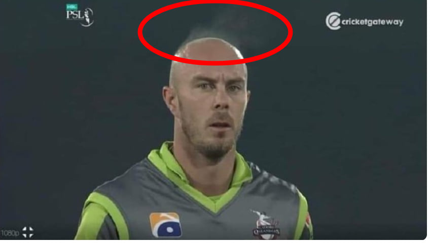 Watch) Chris Lynn emits steam from his head in PSL 2020 game
