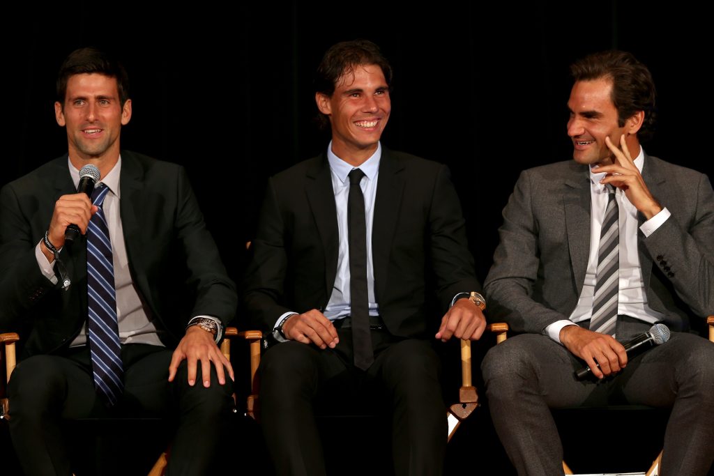 Roger Federer AO Tennis 2 Novak Djokovic Rafael Nadal