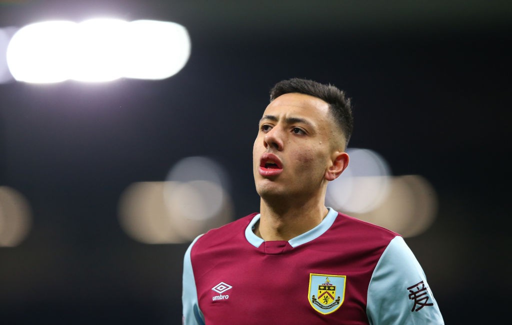 Dwight McNeil in action for Burnley.(Getty images)