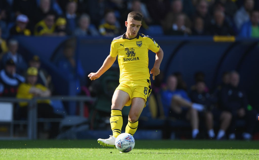 Oxford United player Cameron Brannagan in action during the Sky Bet League One match between Oxford United and Coventry City at Kassam Stadium on September 9, 2018 in Oxford, United Kingdom. (Getty Images)