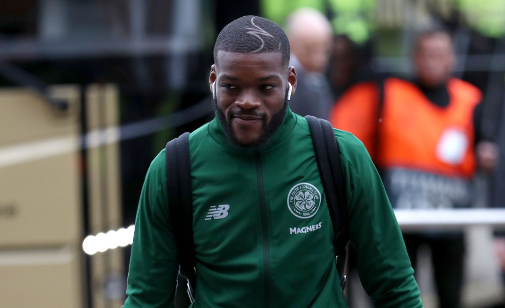 Olivier Ntcham of Celtic before the side's game in the Scottish Premiership.