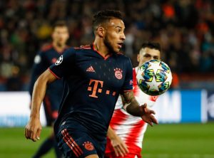 Corentin Tolisso in action against Crvena Zvezda in the Champions League (Getty Images)