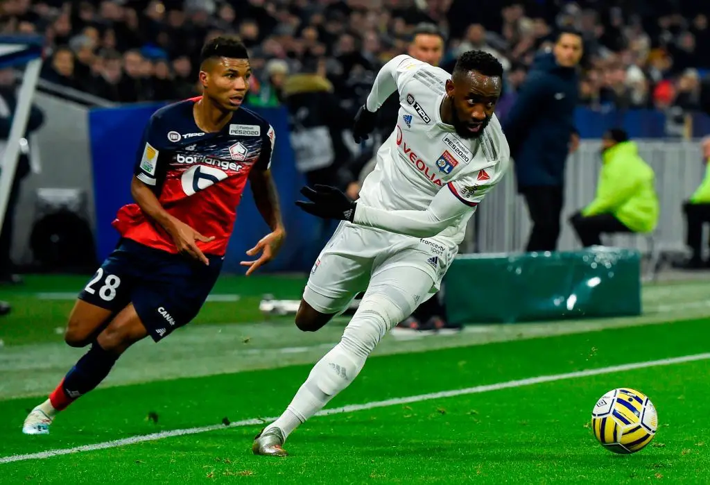 Moussa Dembele has scored 13 goals for Lyon this season. (Getty Images)