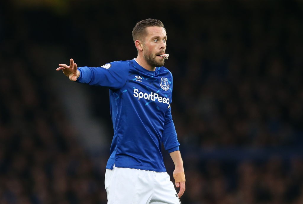 Gylfi Sigurdsson of Everton during the Premier League match between Everton FC and Norwich City at Goodison Park on November 23, 2019 in Liverpool, United Kingdom. (Getty Images)