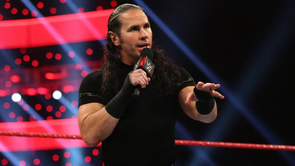 Matt Hardy during a RAW show. (GETTY Images)