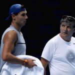 Toni Nadal, uncle and former coach of World No.2 Rafael Nadal during a training session a few years back.