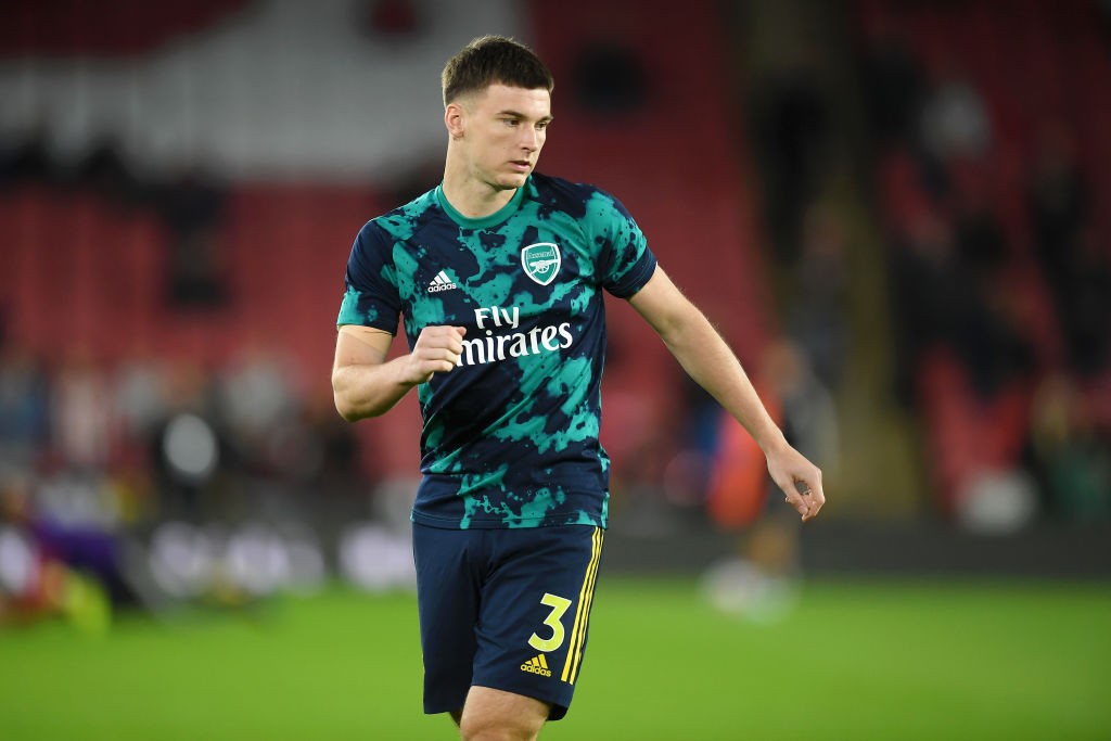 Arsenal letting their £87,500-a-week star move to Germany on loan would be ideal for both parties 2 Kieran Tierney is currently Arsenal's first-choice at left-back.
