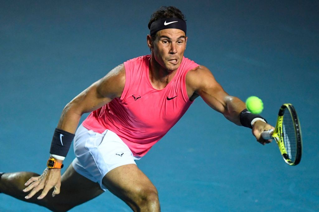 Rafael Nadal isn't the only sports star training on his own due to the coronavirus
