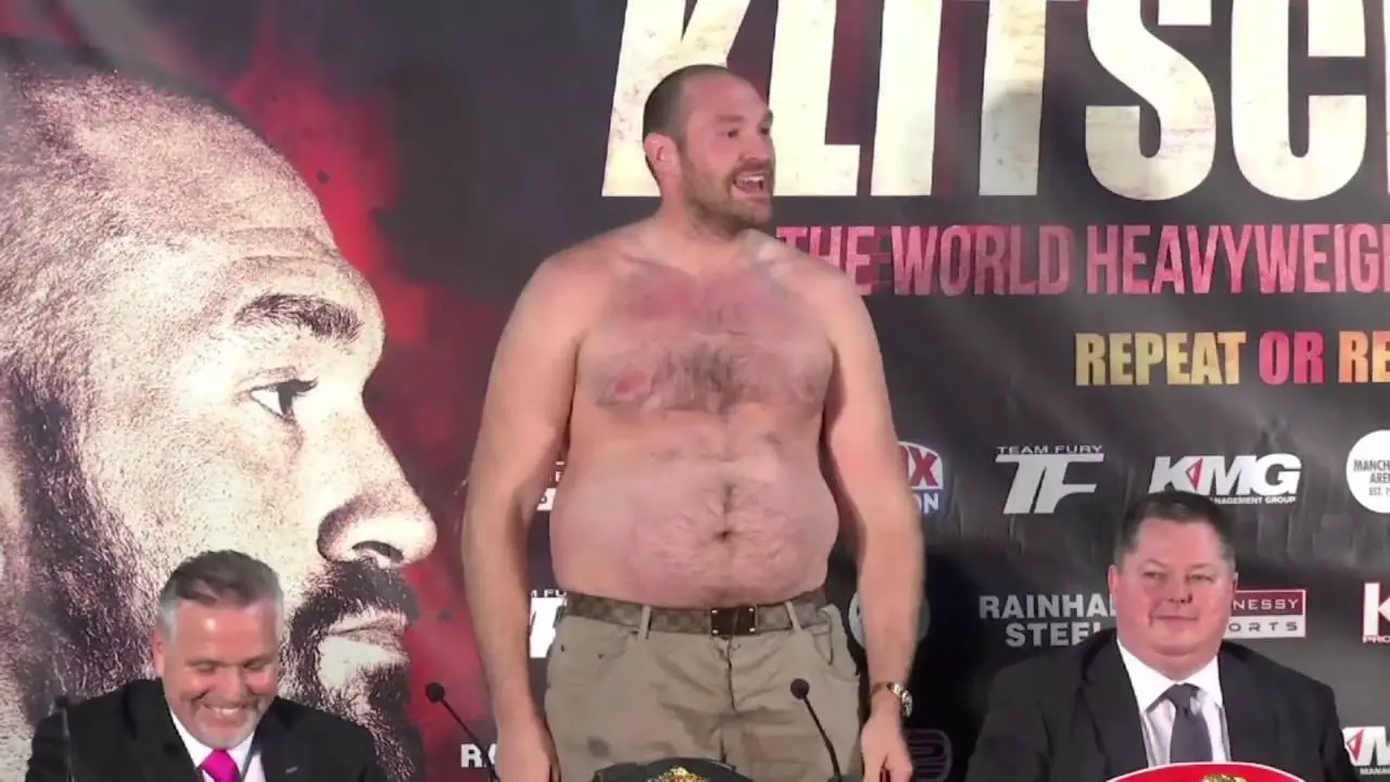 Tyson Fury fat
