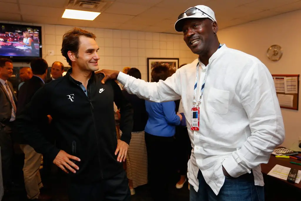 Roger Federer is a fan of Michael Jordan